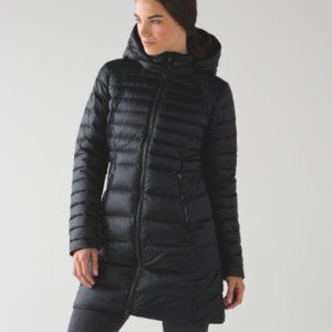 lululemon black down brave the cold jacket
